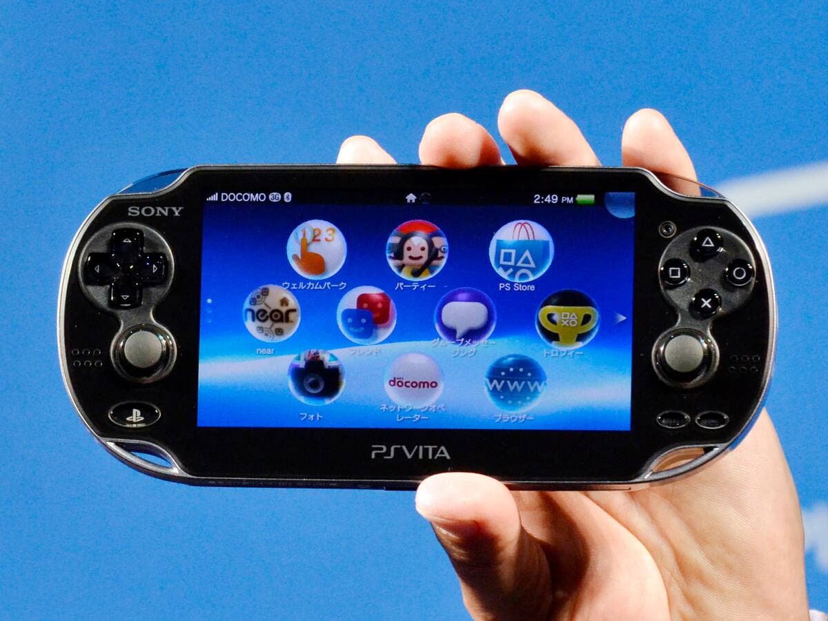 La PlayStation Vita lors de son dévoilement en 2011