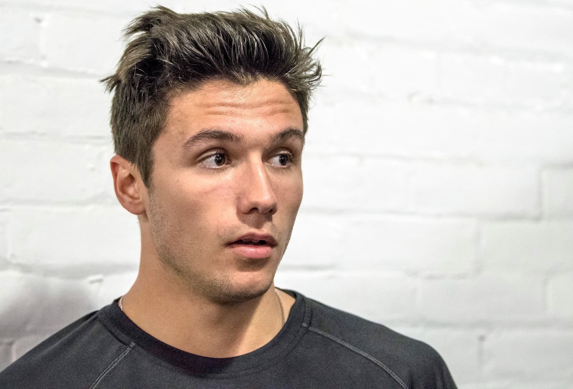 L’accusé Gabriel Gagné lors d’un entraînement des recrues des Sénateurs d’Ottawa en septembre 2017, à Toronto.