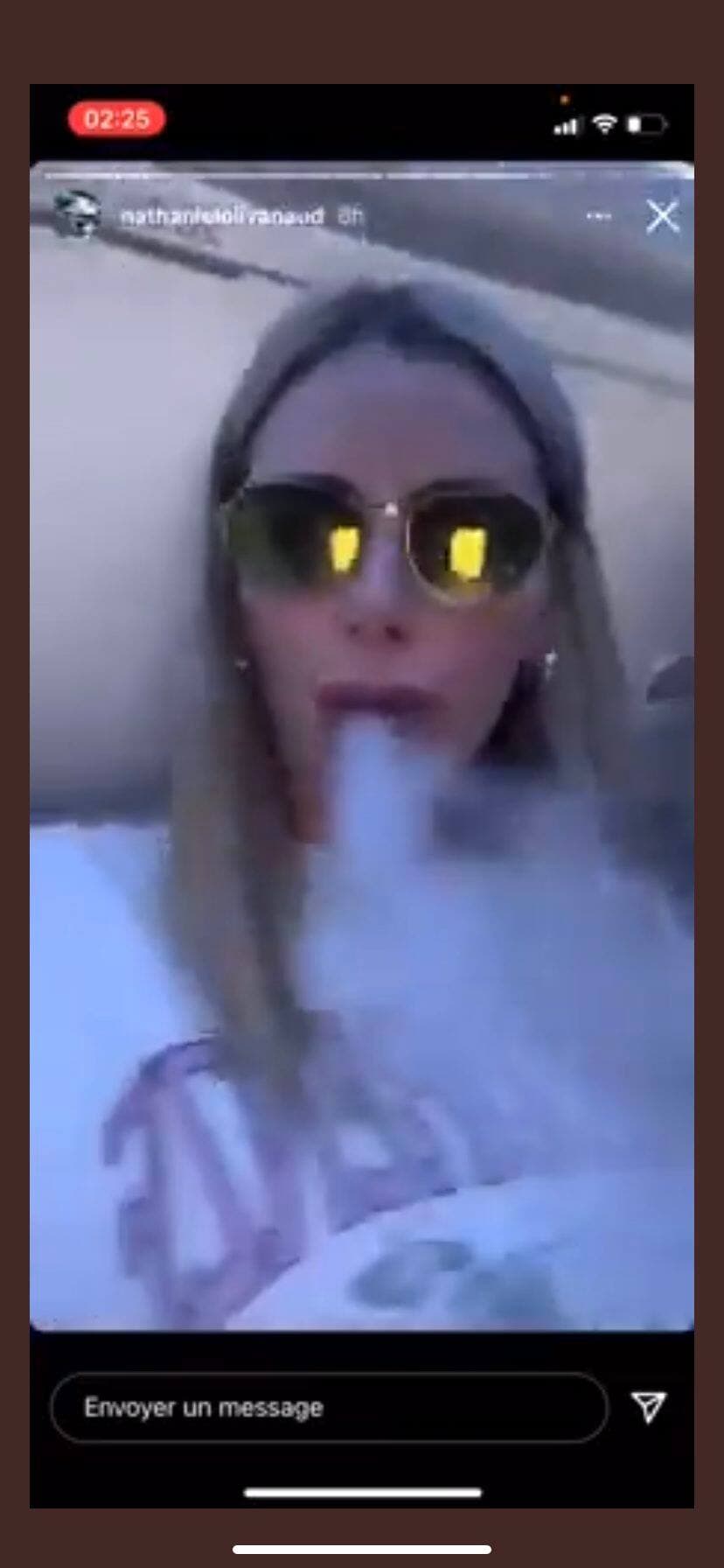 Capture d’écran tirée du Instagram de nathanielolivanaud