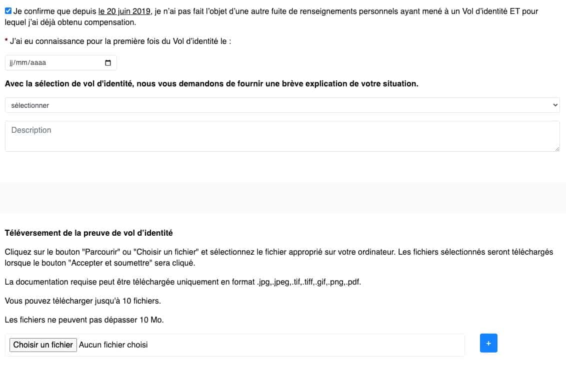 Captures d'écran WEB